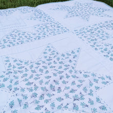 Load image into Gallery viewer, Sawtooth Star Baby Quilt

