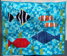 Load image into Gallery viewer, One Fish Two Fish, Red Fish Blue Fish Wall Hanging or Playmat
